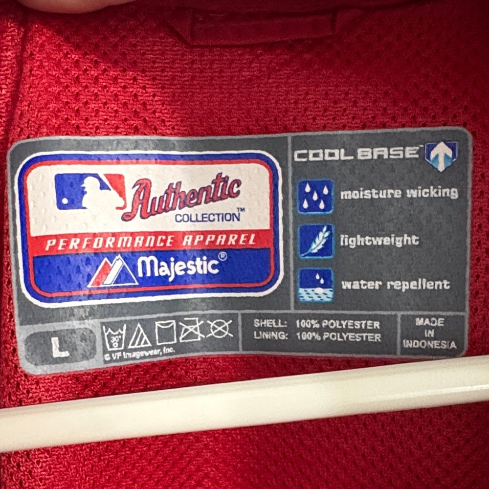 Los Angeles Angels Pullover Quarterzip Jacket Size Large - Picture 6 of 10